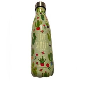 Natural Life cactus print water bottle